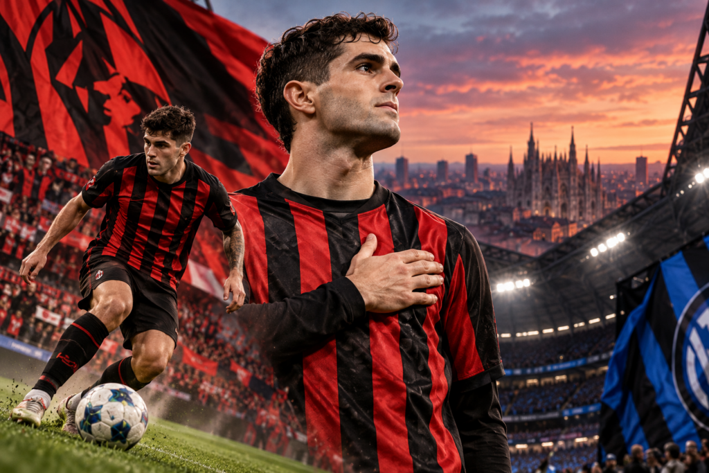 AC Milan : Christian Pulisic prolonge jusqu’en 2031 à la veille du derby contre l’Inter