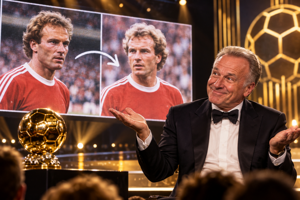 Ballon d’Or : confondu avec son frère, Karl-Heinz Rummenigge réagit avec humour à la bourde des organisateurs