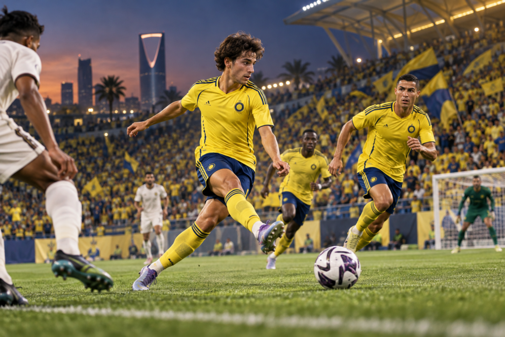 Al-Nassr : João Félix signe quatre passes décisives et égale un record de Moussa Diaby