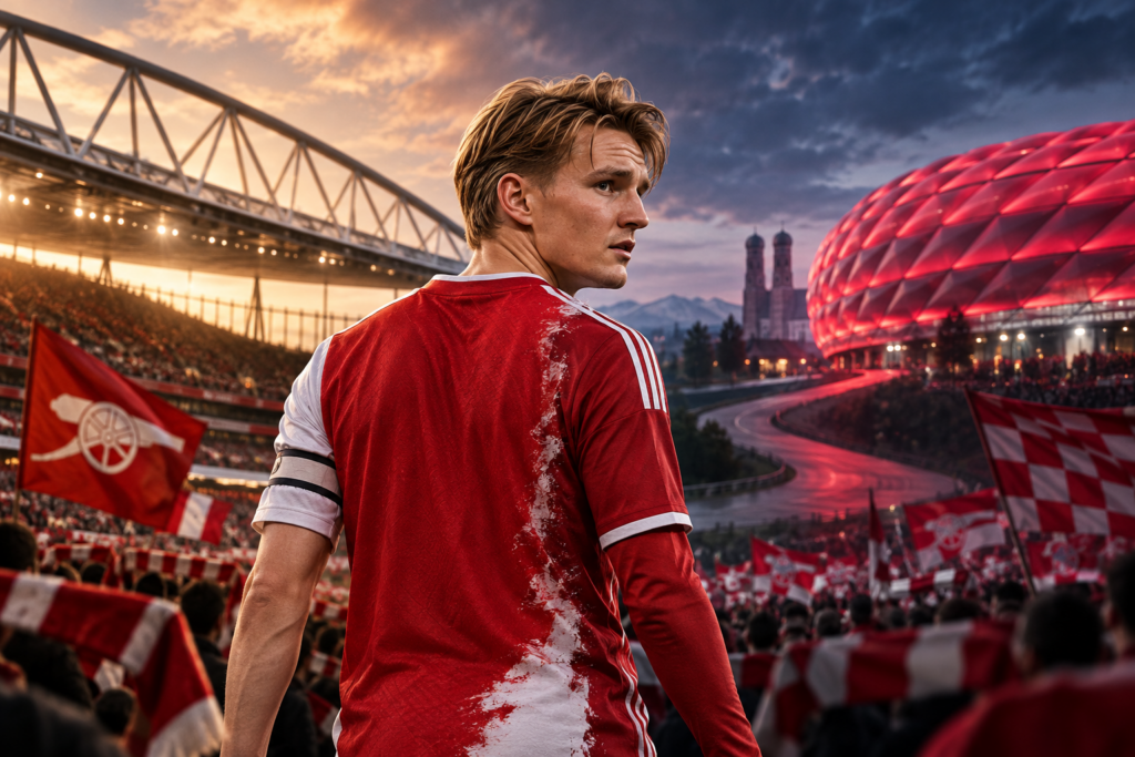 Mercato : Martin Ødegaard envisagerait un départ d&rsquo;Arsenal vers le Bayern Munich
