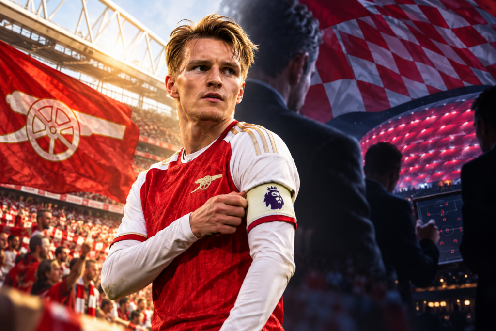 Arsenal : le Bayern Munich surveille Martin Ødegaard, la prolongation du capitaine devient cruciale