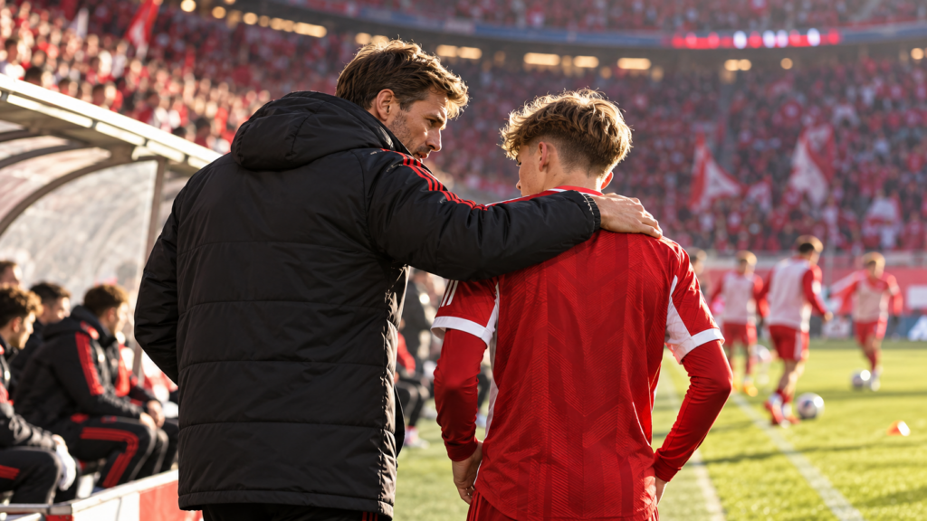 Bayern Munich : Aaron Danks défend Lennart Karl face aux critiques et croit en son potentiel