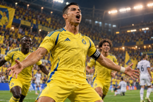 Cristiano Ronaldo inscrit un triplé et offre à Al-Nassr une victoire spectaculaire contre Al-Kholood (5-3)