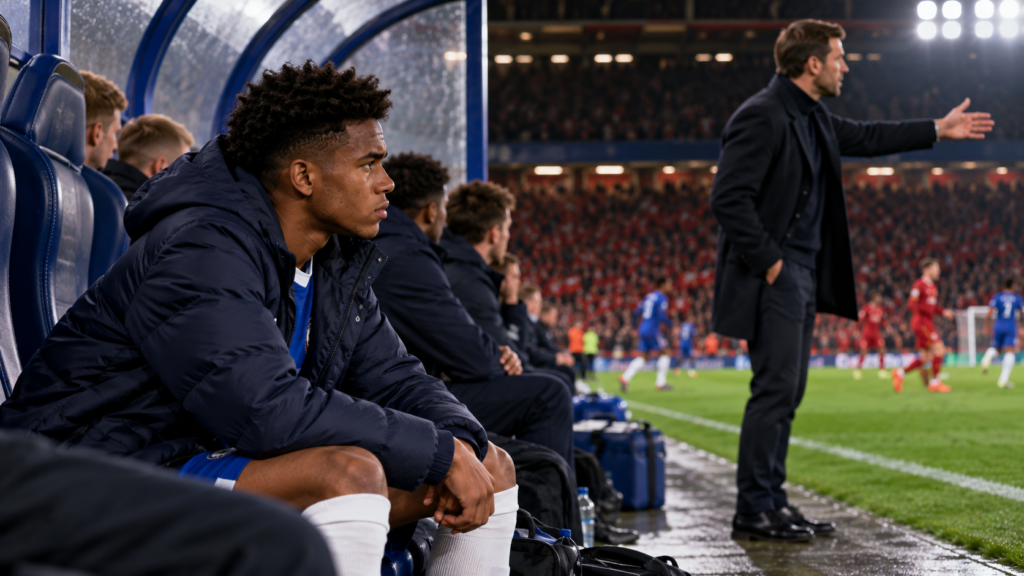 Chelsea : Xabi Alonso critiqué pour sa gestion d’Estevao après l’élimination contre Liverpool