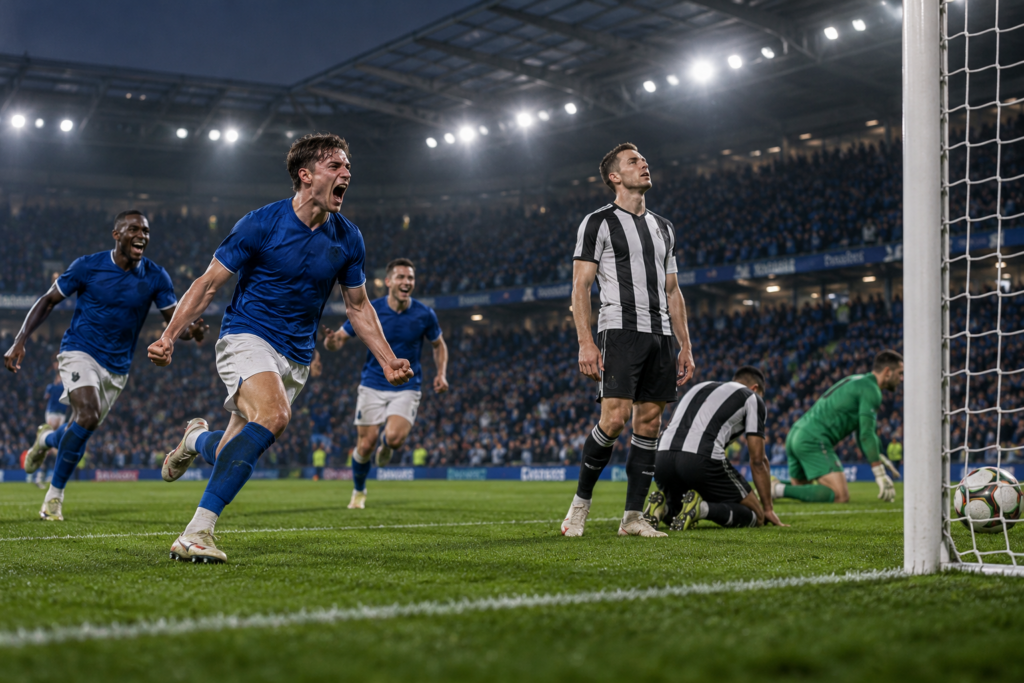 Newcastle éliminé par Everton en Carabao Cup : Dan Burn sauve l&rsquo;honneur, les Magpies passent à côté