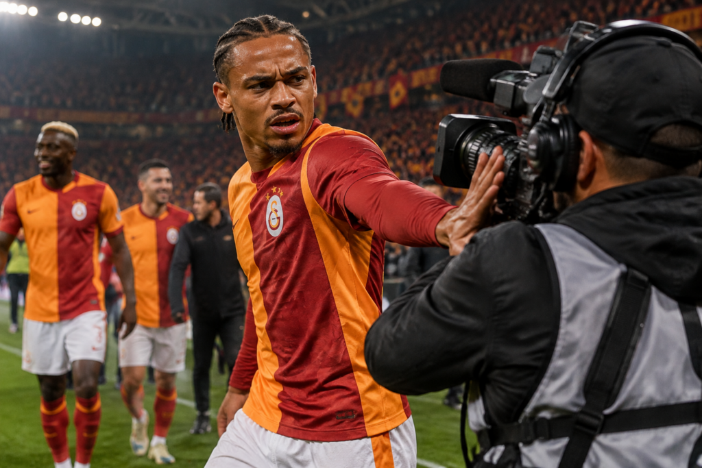 Galatasaray : Leroy Sané s’emporte contre un caméraman après la victoire face à Konyaspor