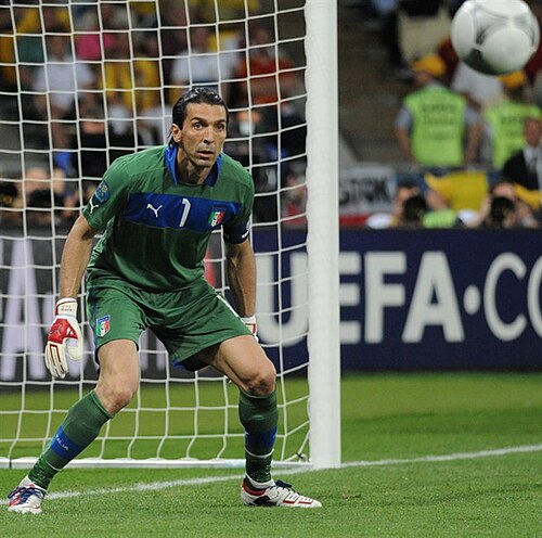 Gianluigi Buffon en finale de l’Euro 2012