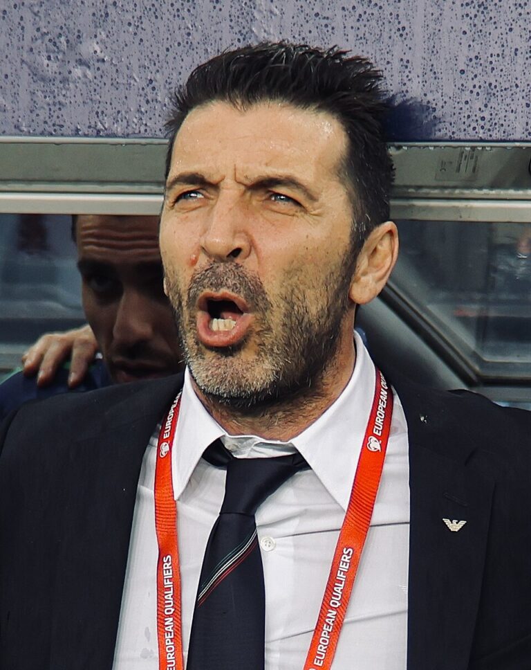 Gianluigi Buffon avec la sélection italienne en juin 2025