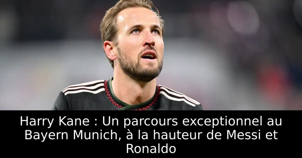 Harry Kane : Un parcours exceptionnel au Bayern Munich, à la hauteur de Messi et Ronaldo