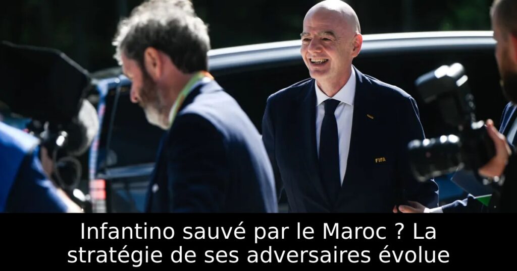 Infantino sauvé par le Maroc ? La stratégie de ses adversaires évolue