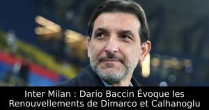 Inter Milan : Dario Baccin Évoque les Renouvellements de Dimarco et Calhanoglu