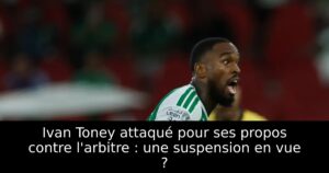 Ivan Toney attaqué pour ses propos contre l&rsquo;arbitre : une suspension en vue ?