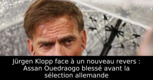 Jürgen Klopp face à un nouveau revers : Assan Ouedraogo blessé avant la sélection allemande