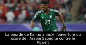 La bourde de Kanno annule l&rsquo;ouverture du score de l&rsquo;Arabie Saoudite contre le Koweït
