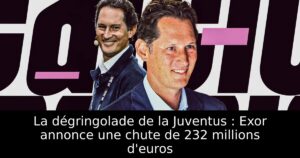 La dégringolade de la Juventus : Exor annonce une chute de 232 millions d&rsquo;euros