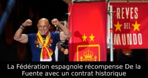 La Fédération espagnole récompense De la Fuente avec un contrat historique