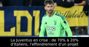 La Juventus en crise : de 70% à 20% d&rsquo;Italiens, l&rsquo;effondrement d&rsquo;un projet