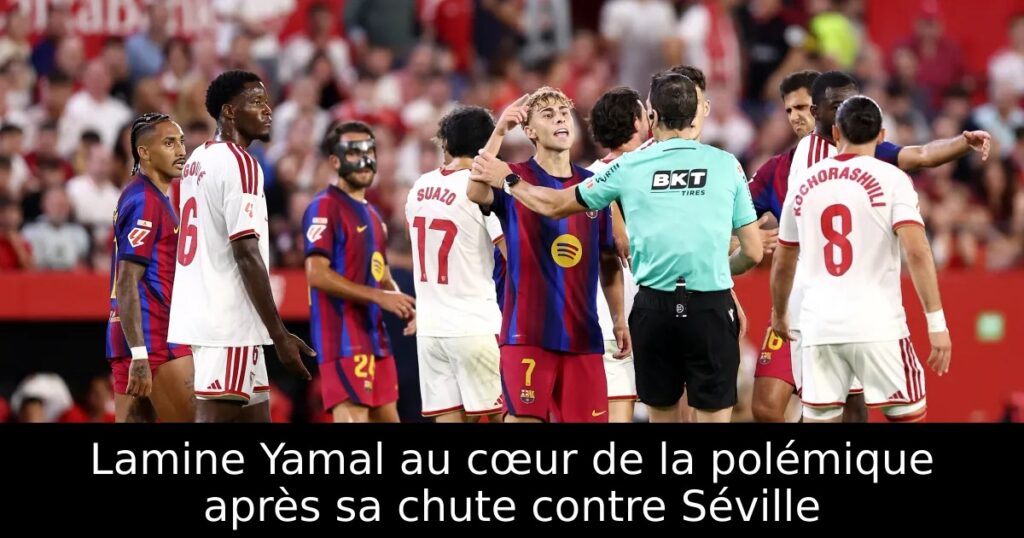 Lamine Yamal au cœur de la polémique après sa chute contre Séville