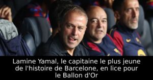 Lamine Yamal, le capitaine le plus jeune de l&rsquo;histoire de Barcelone, en lice pour le Ballon d&rsquo;Or