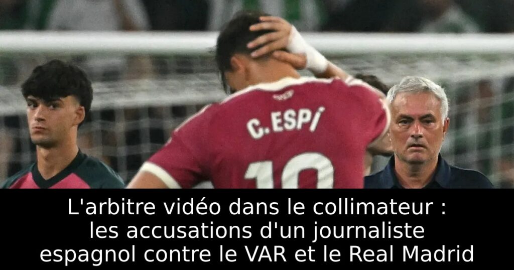 L&rsquo;arbitre vidéo dans le collimateur : les accusations d&rsquo;un journaliste espagnol contre le VAR et le Real Madrid