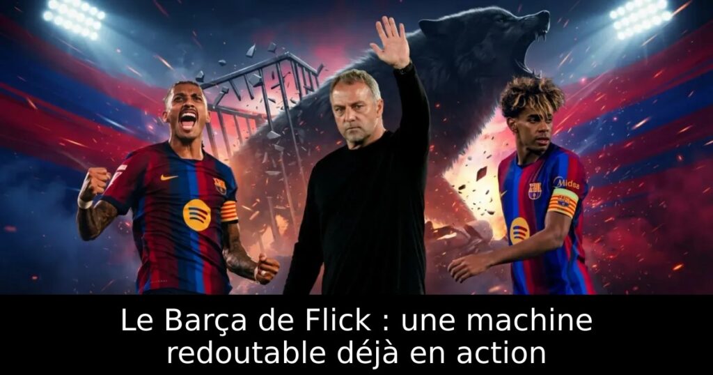 Le Barça de Flick : une machine redoutable déjà en action