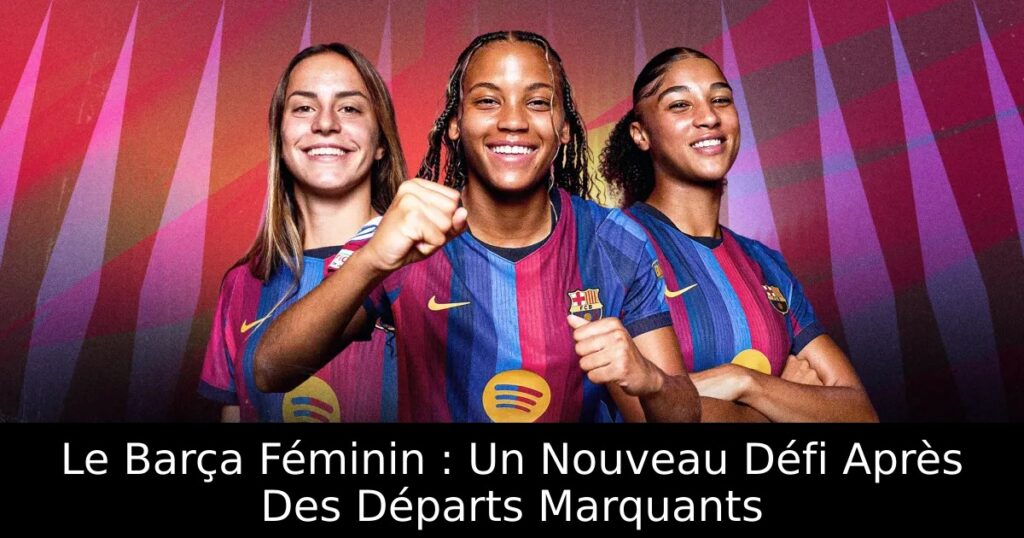 Le Barça Féminin : Un Nouveau Défi Après Des Départs Marquants