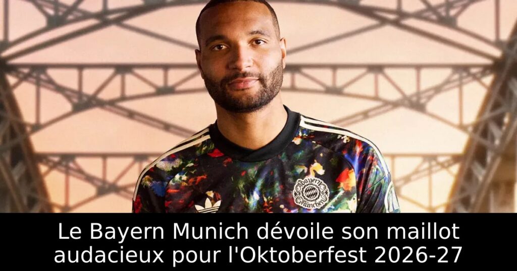 Le Bayern Munich dévoile son maillot audacieux pour l&rsquo;Oktoberfest 2026-27