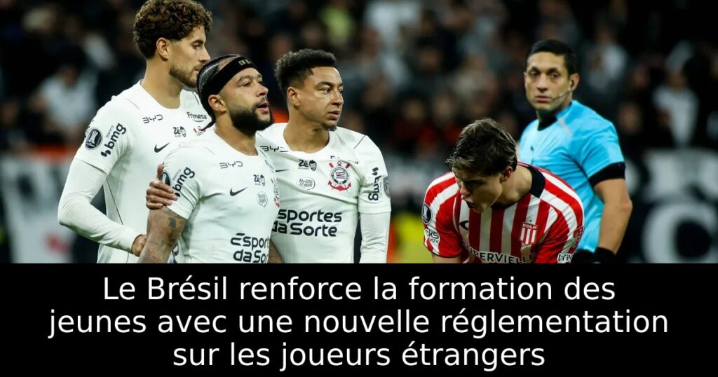 Le Brésil renforce la formation des jeunes avec une nouvelle réglementation sur les joueurs étrangers