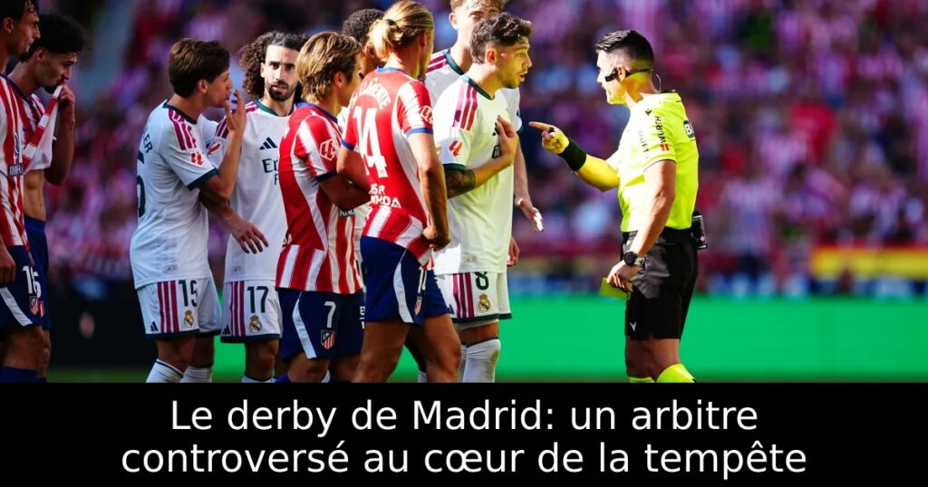 Le derby de Madrid: un arbitre controversé au cœur de la tempête