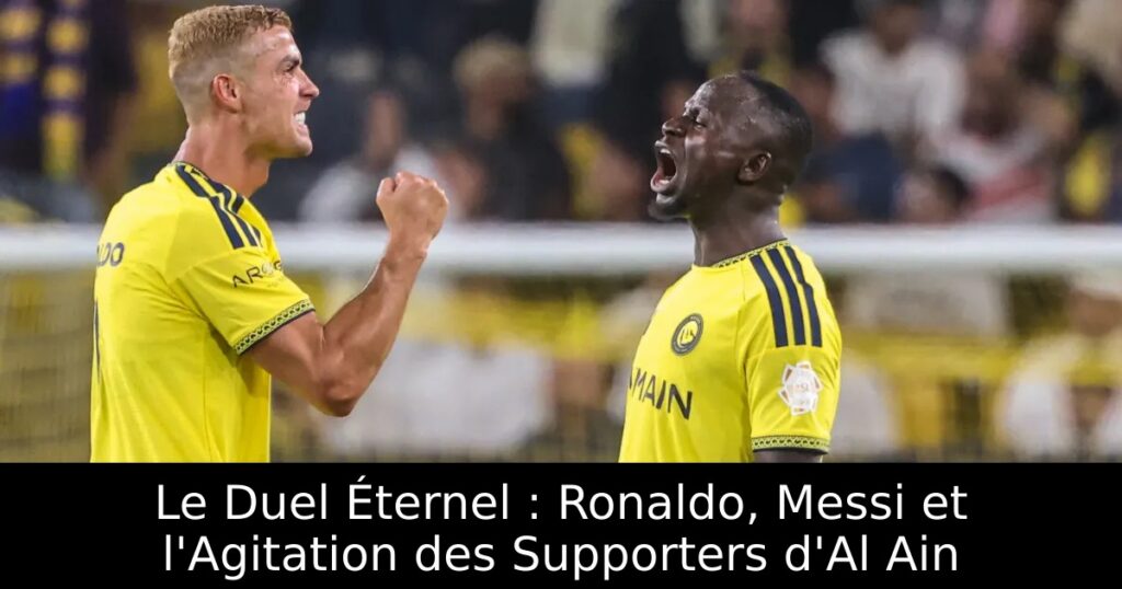 Le Duel Éternel : Ronaldo, Messi et l&rsquo;Agitation des Supporters d&rsquo;Al Ain