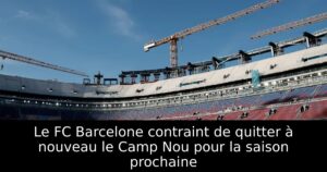 Le FC Barcelone contraint de quitter à nouveau le Camp Nou pour la saison prochaine