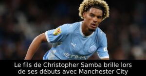 Le fils de Christopher Samba brille lors de ses débuts avec Manchester City