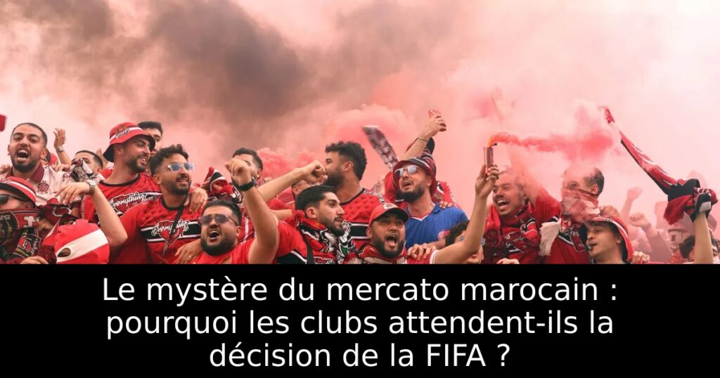 Le mystère du mercato marocain : pourquoi les clubs attendent-ils la décision de la FIFA ?