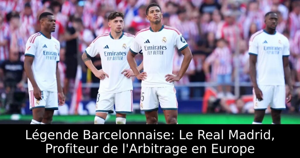 Légende Barcelonnaise: Le Real Madrid, Profiteur de l&rsquo;Arbitrage en Europe