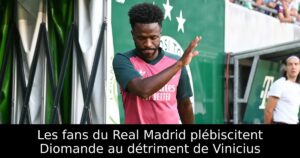 Les fans du Real Madrid plébiscitent Diomande au détriment de Vinicius