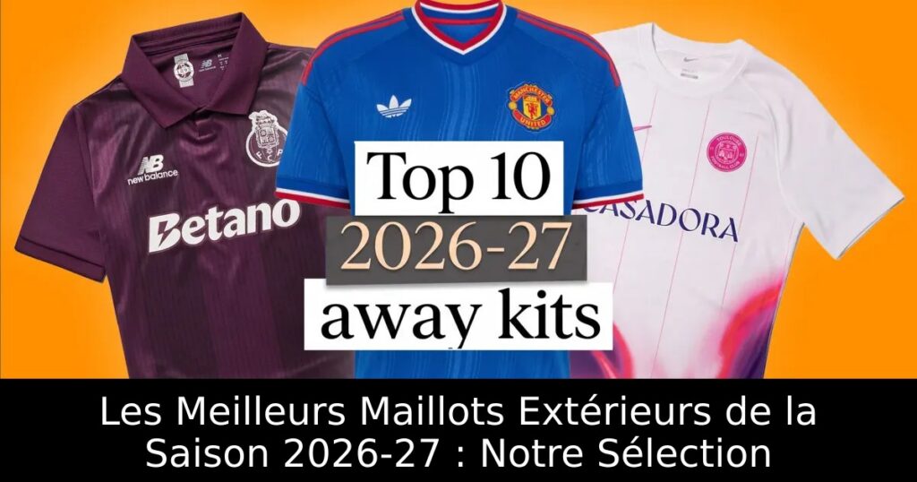 Les Meilleurs Maillots Extérieurs de la Saison 2026-27 : Notre Sélection