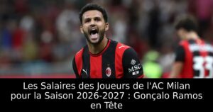 Les Salaires des Joueurs de l&rsquo;AC Milan pour la Saison 2026-2027 : Gonçalo Ramos en Tête