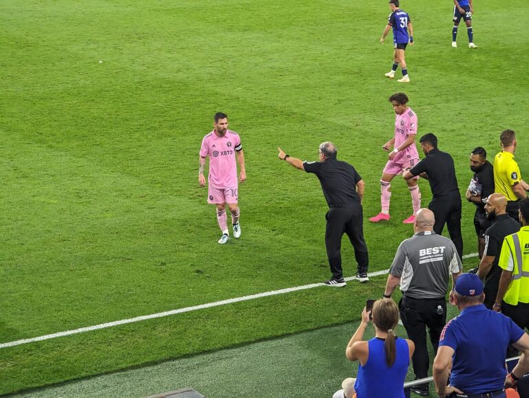 Lionel Messi et Tata Martino à Cincinnati, 2023