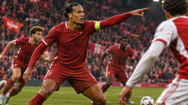 Liverpool : Van Dijk assume le « chaos » d'Iraola avant le choc contre Arsenal