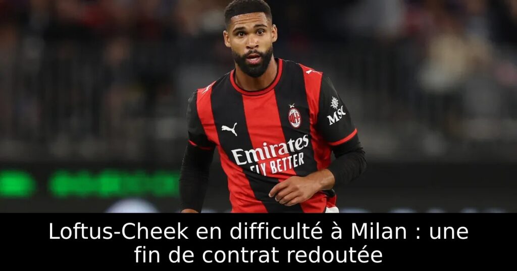 Loftus-Cheek en difficulté à Milan : une fin de contrat redoutée