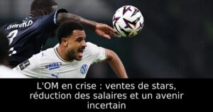 L&rsquo;OM en crise : ventes de stars, réduction des salaires et un avenir incertain