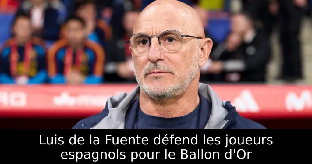 Luis de la Fuente défend les joueurs espagnols pour le Ballon d&rsquo;Or