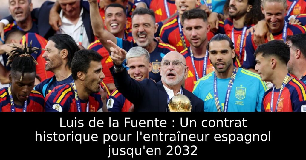 Luis de la Fuente : Un contrat historique pour l&rsquo;entraîneur espagnol jusqu&rsquo;en 2032