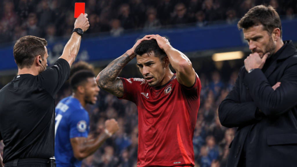 Manchester United : Lisandro Martínez précipite la chute des Red Devils face à Chelsea et complique la soirée de Carrick