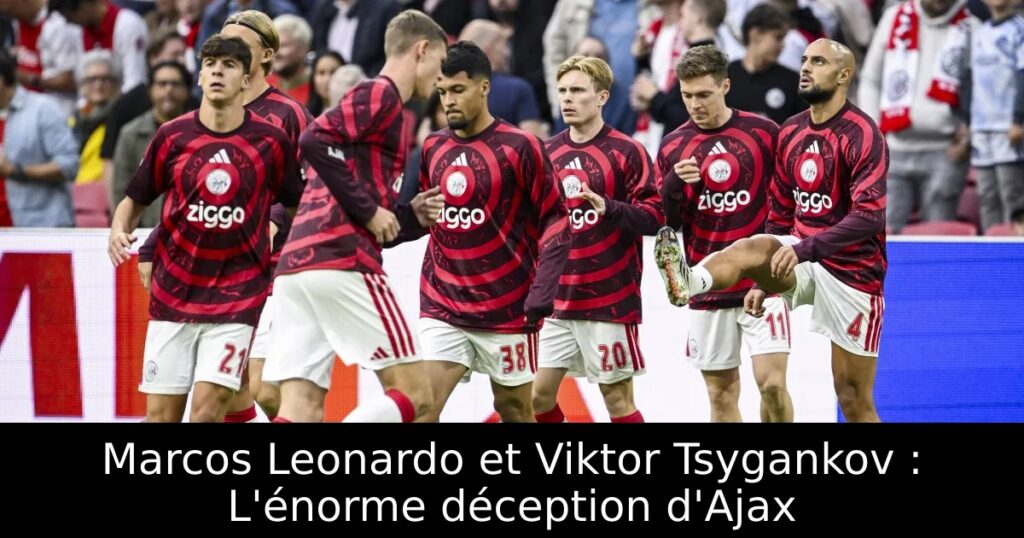 Marcos Leonardo et Viktor Tsygankov : L&rsquo;énorme déception d&rsquo;Ajax