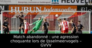 Match abandonné : une agression choquante lors de IJsselmeervogels – GVVV