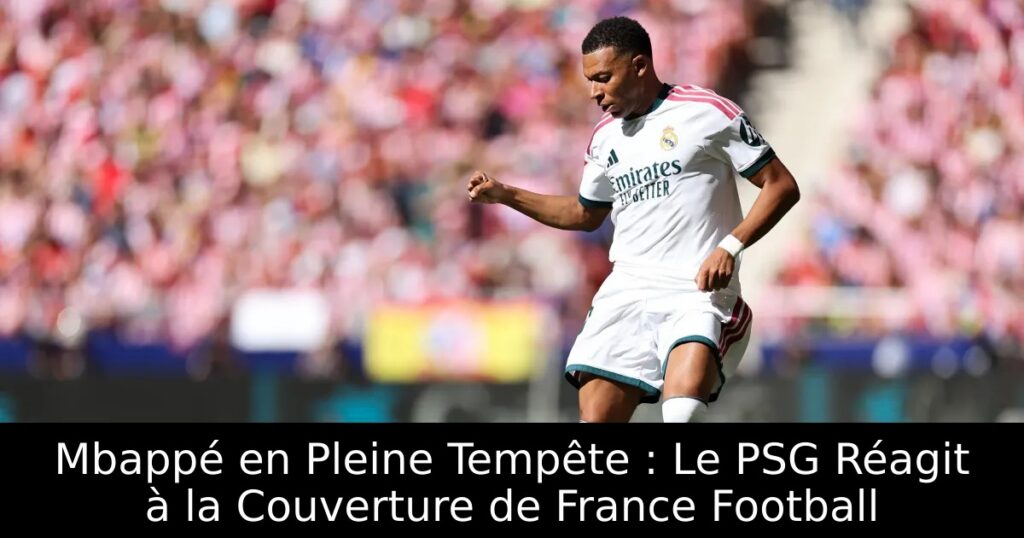 Mbappé en Pleine Tempête : Le PSG Réagit à la Couverture de France Football