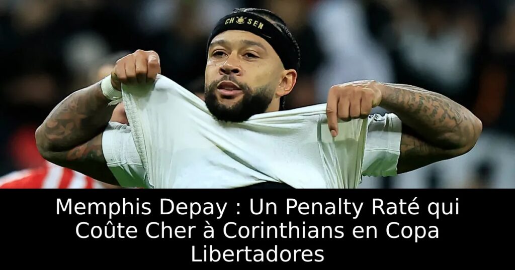Memphis Depay : Un Penalty Raté qui Coûte Cher à Corinthians en Copa Libertadores