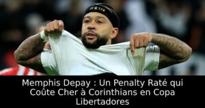Memphis Depay : Un Penalty Raté qui Coûte Cher à Corinthians en Copa Libertadores