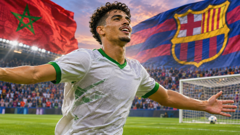 Mercato : le FC Barcelone s'intéresserait à Yassir Zabiri, la révélation marocaine prêtée par Rennes